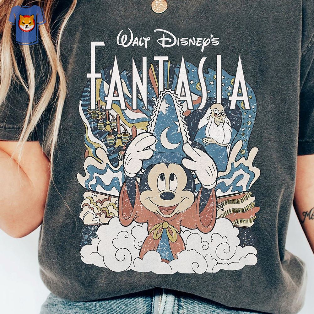 Comfort Colors Disney Fantasia Tee Fantasia Sorcerer Shirt 