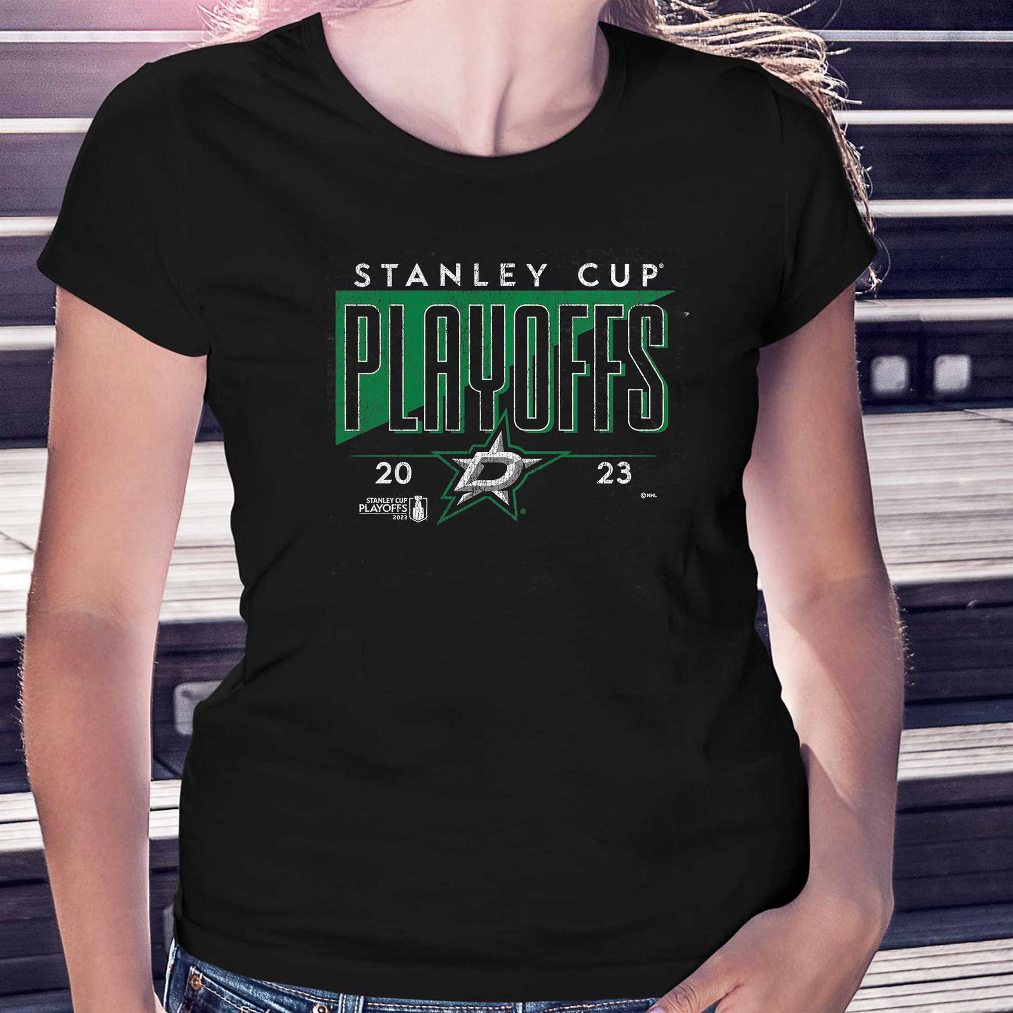 Men's Fanatics Branded Black 2023 Stanley Cup Playoffs T-Shirt
