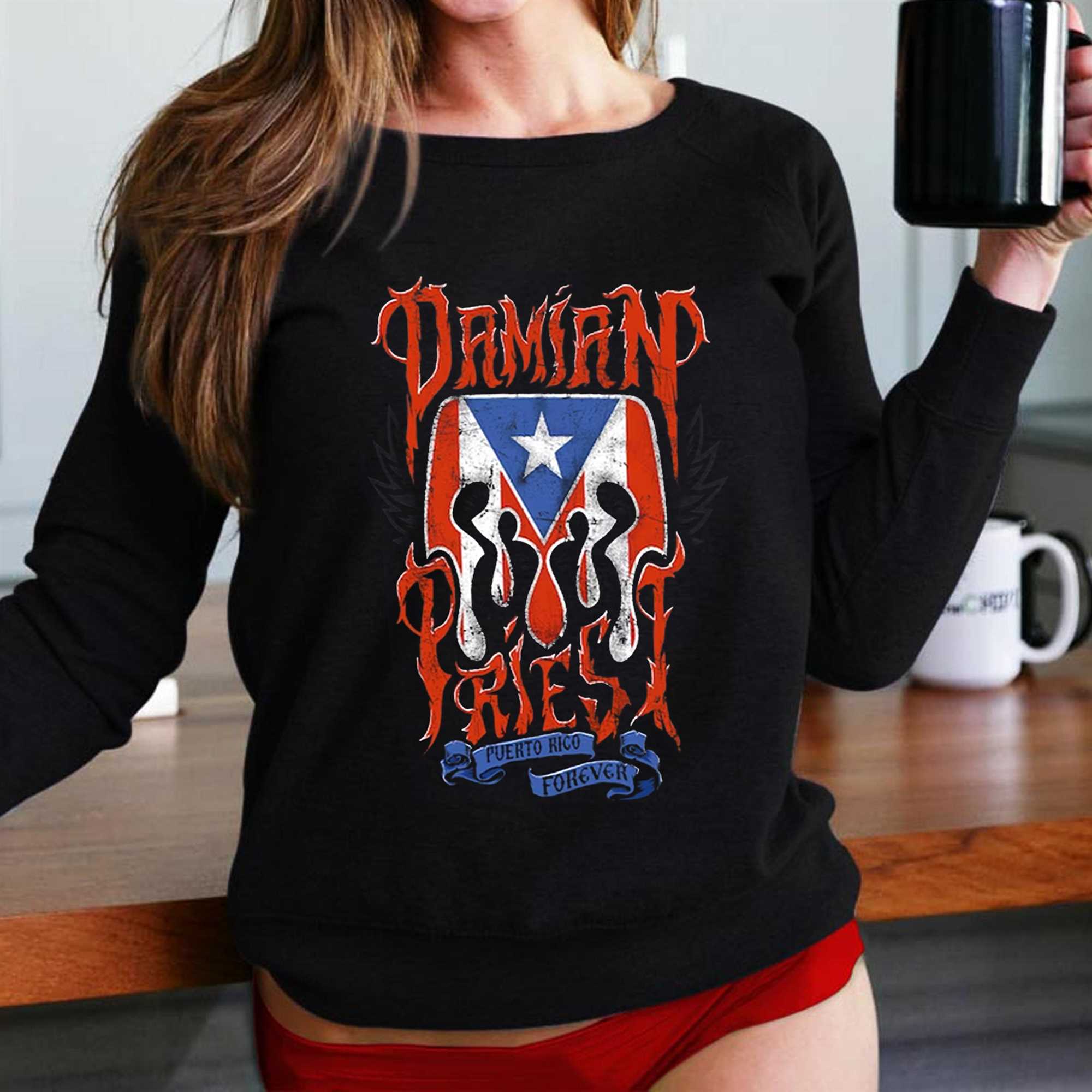 Design Damian priest puerto rico forever shirt, hoodie, sweater