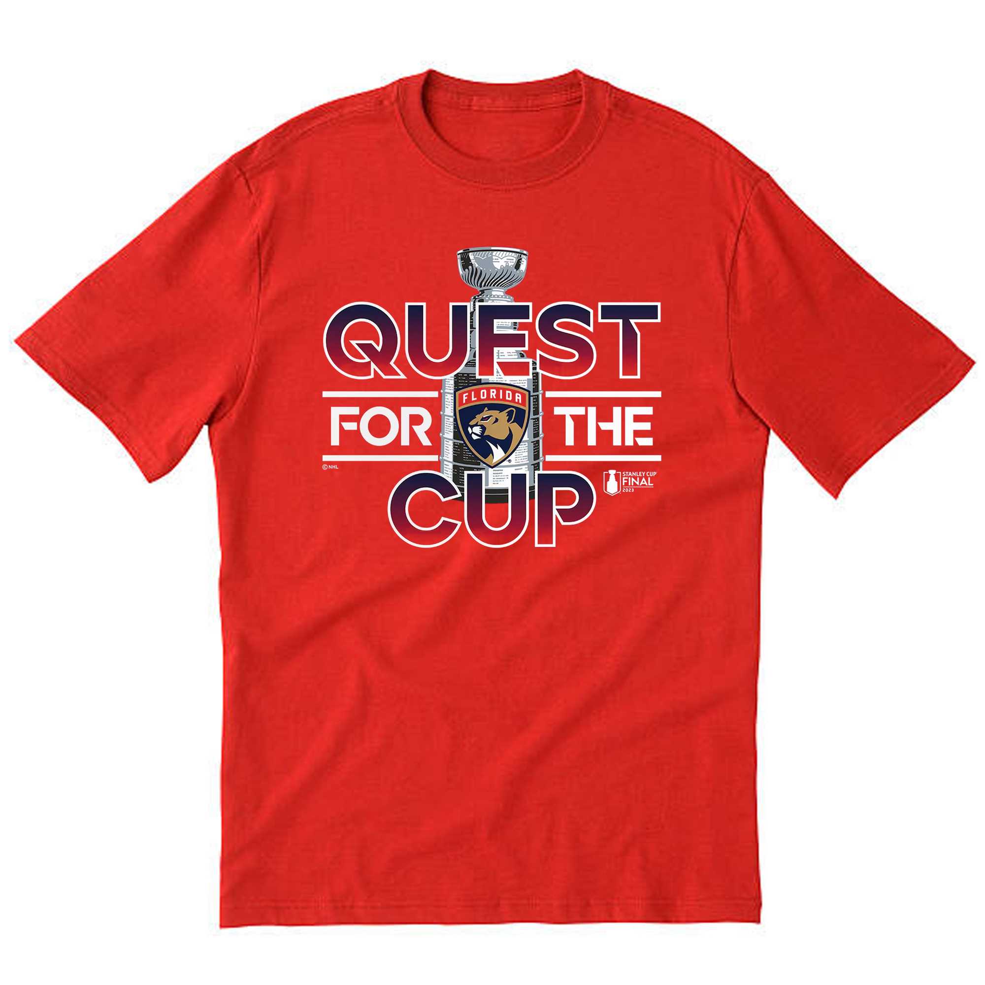 Florida Panthers Fanatics Branded 2023 Stanley Cup Final Quest T-shirt 