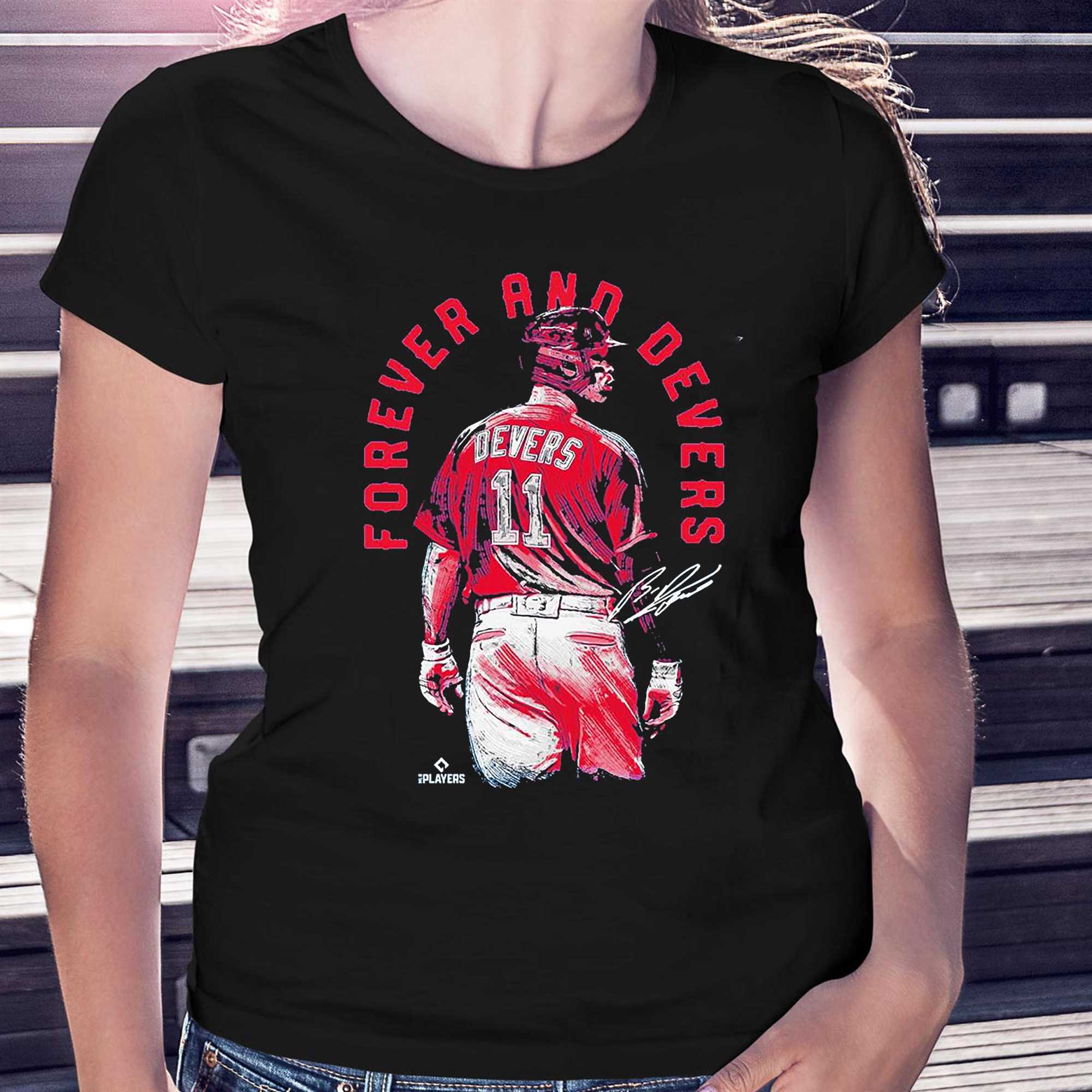 Boston red sox 11 rafael devers forever devers signature T-shirt