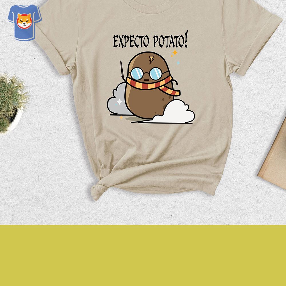 Funny Expecto Potato T-shirt Wizard World T-shirt Funny 