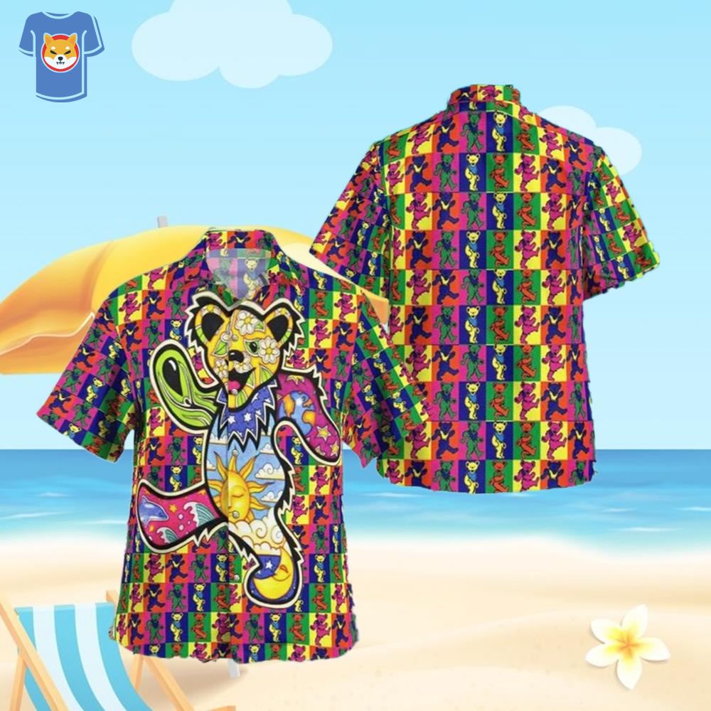 Rock Band Grateful Dead Hawaiian Shirt Style 4 - RaraPrints