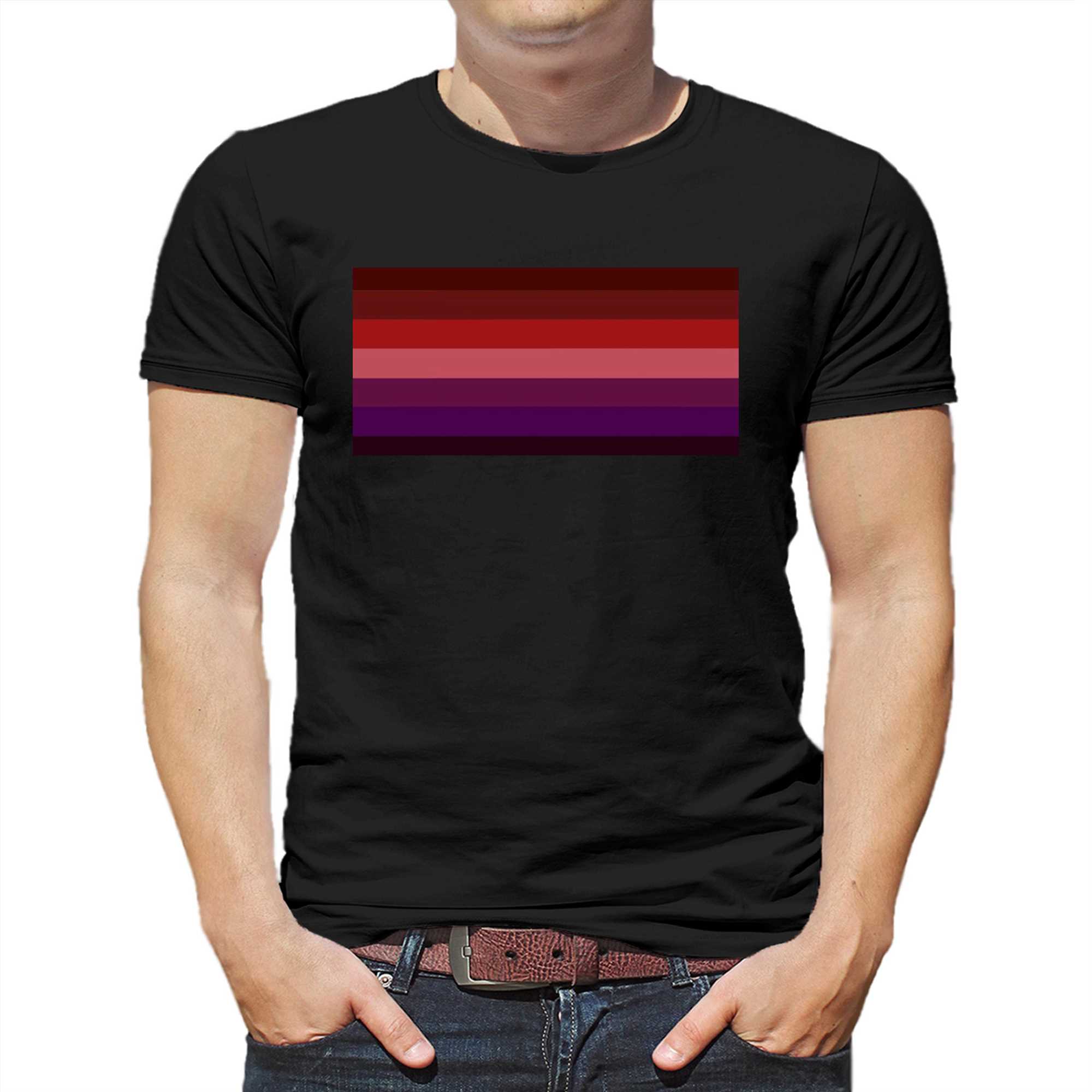 Lesbian Flag T-shirt - Shibtee Clothing