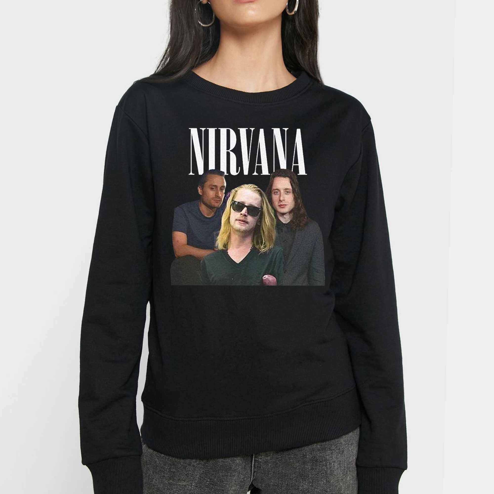 Macaulay Kieran And Rory Culkin Nirvana Parody Shirt 