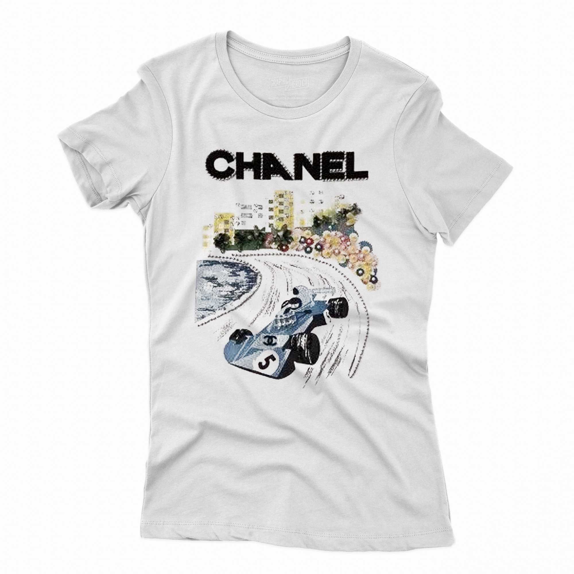 CHANEL  Tops  Chanel Authentic White Tee  Poshmark