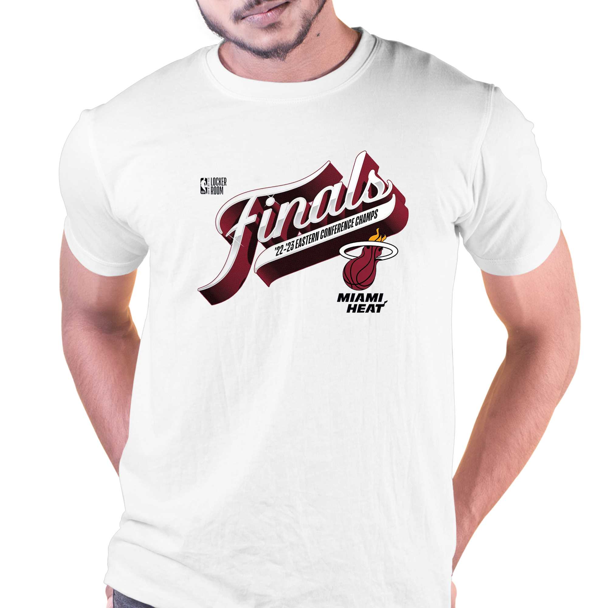 Miami Heat 2023 Eastern Conference Champs Locker Room Unisex T