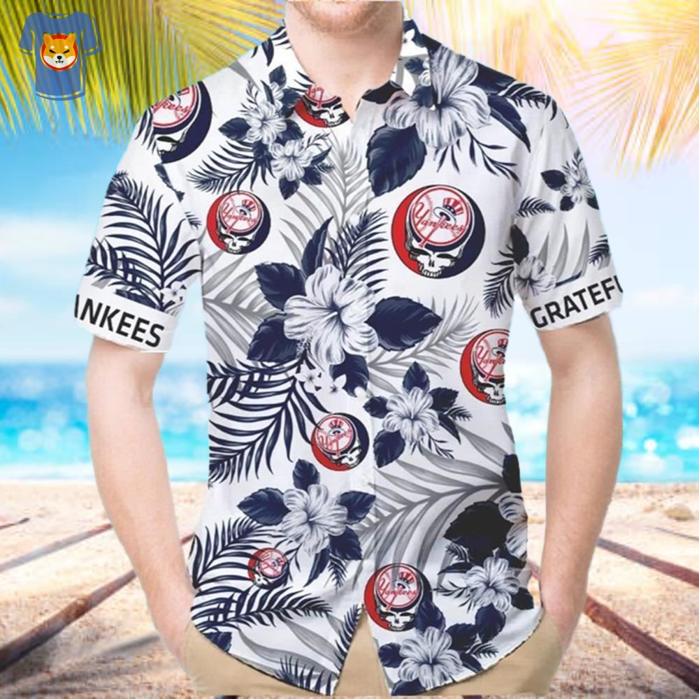 yankees aloha shirt