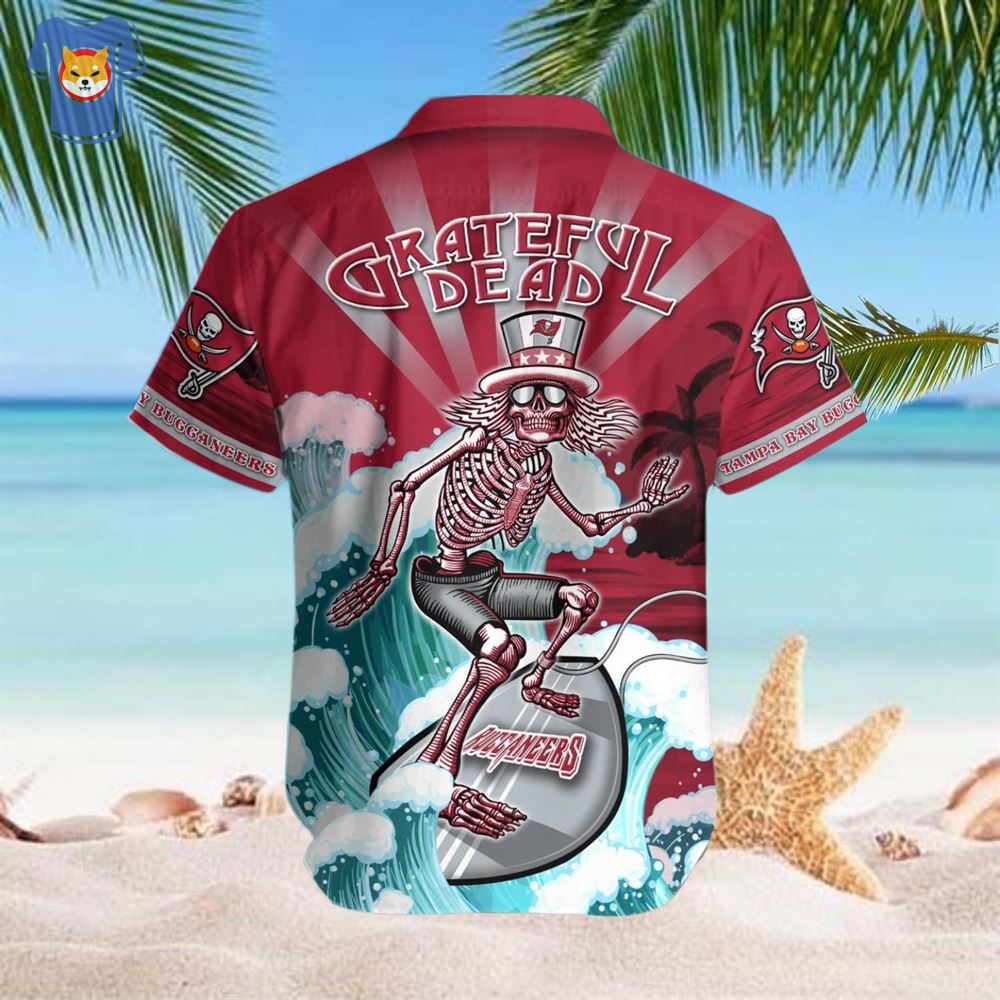 Nfl Tampa Bay Buccaneers Grateful Dead Hawaiian Shirt - Shibtee Clothing