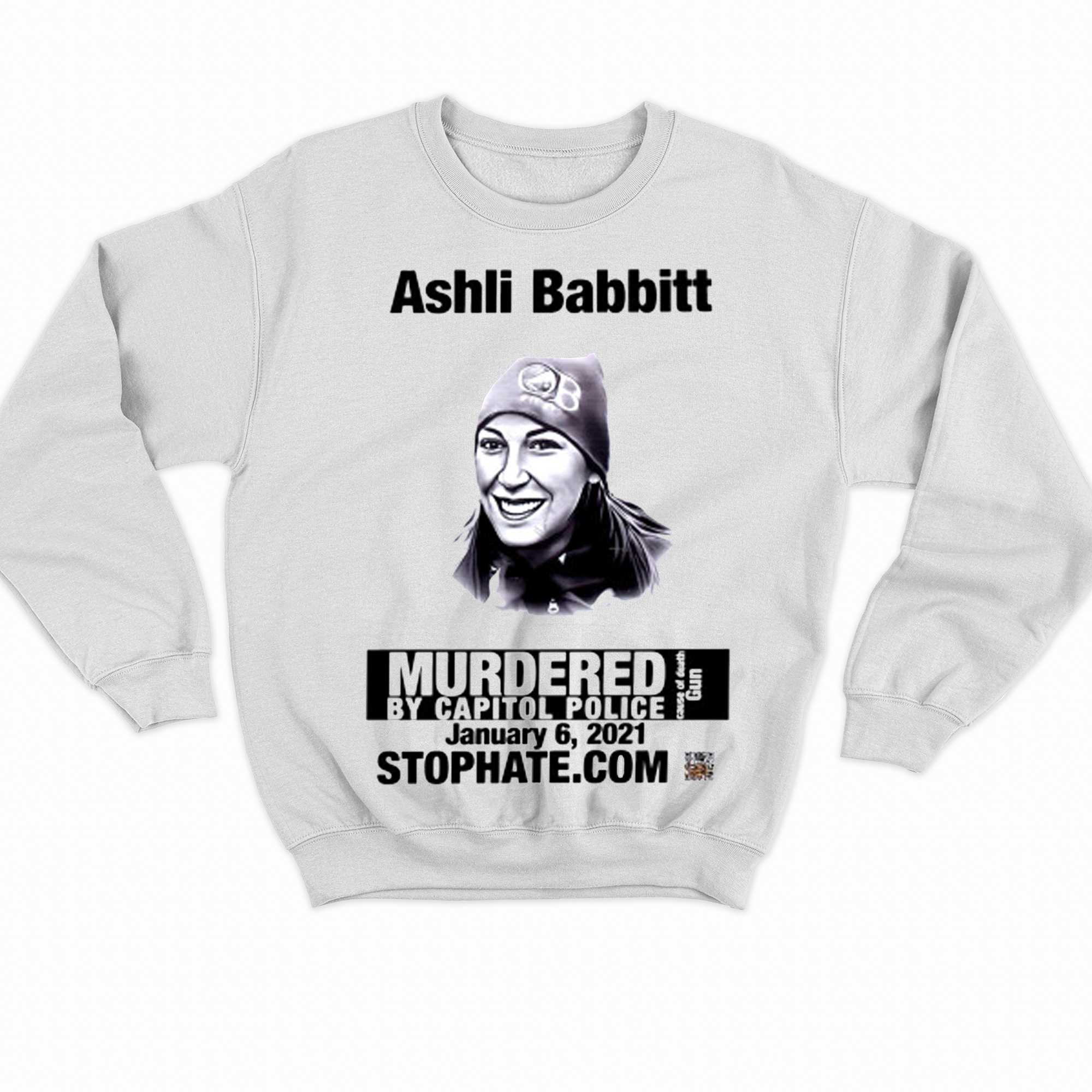 Official Ashli Babbitt Murdered By Capitol Police T-shirt 