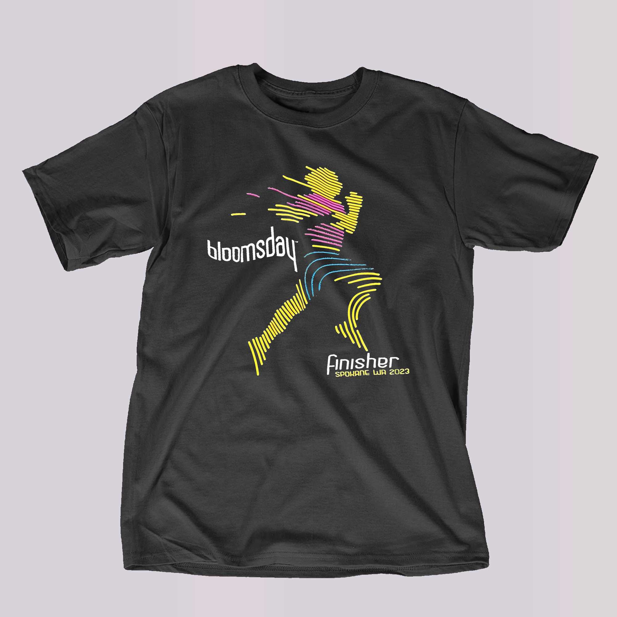 Official Bloomsday 2023 Finisher Shirt Shibtee Clothing