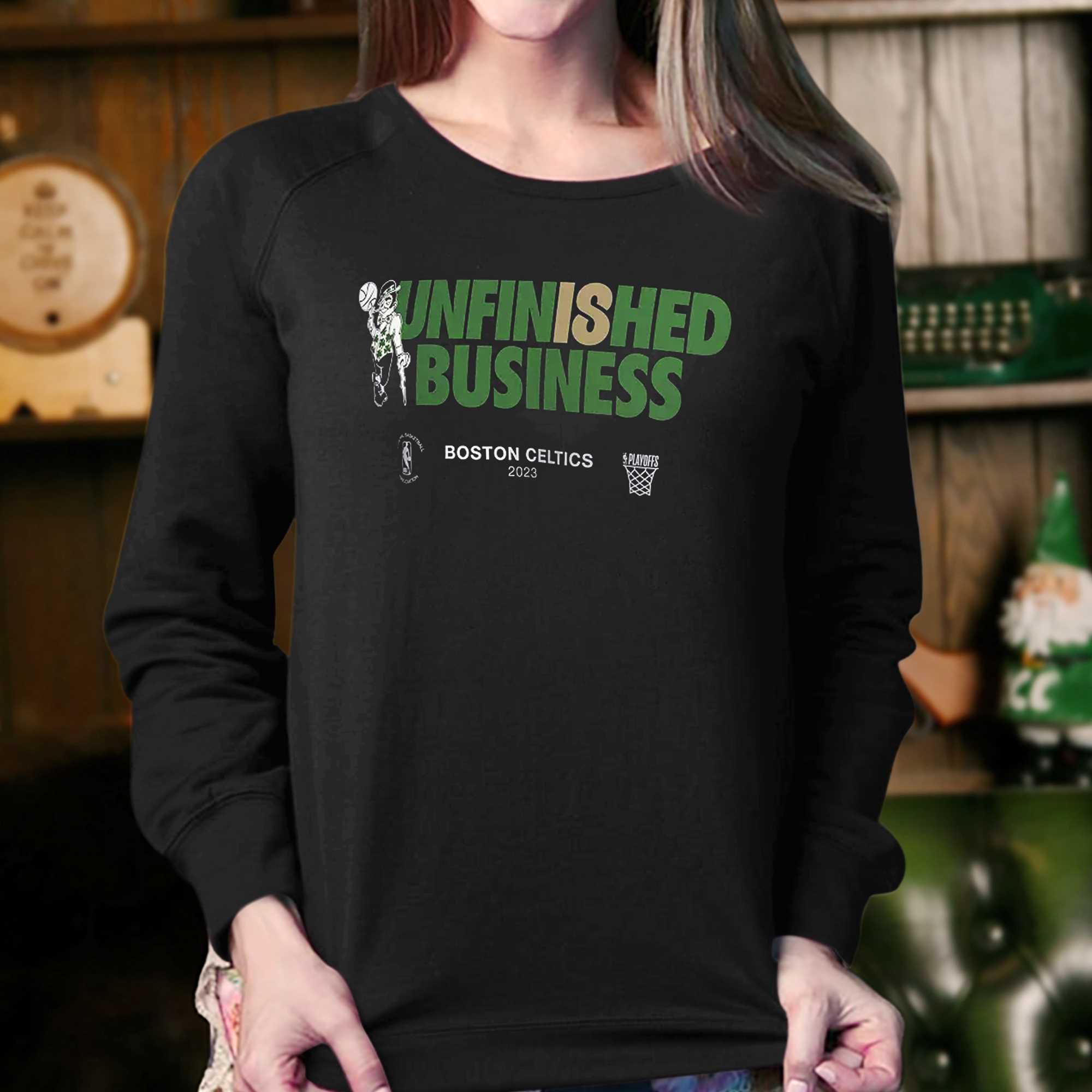Official Unfinished Business Boston Celtics Shirt 