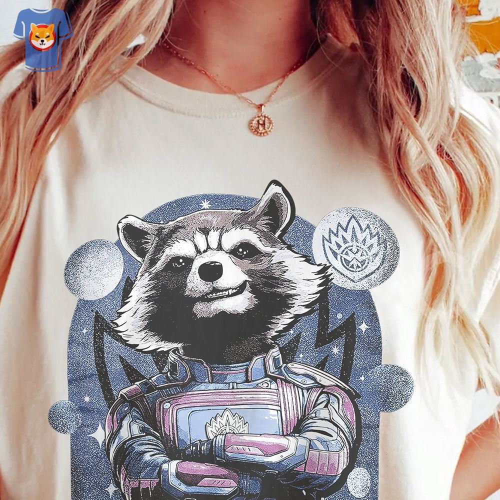 Retro Rocket Raccoon Comfort Colors Shirt Marvel Guardians Of 