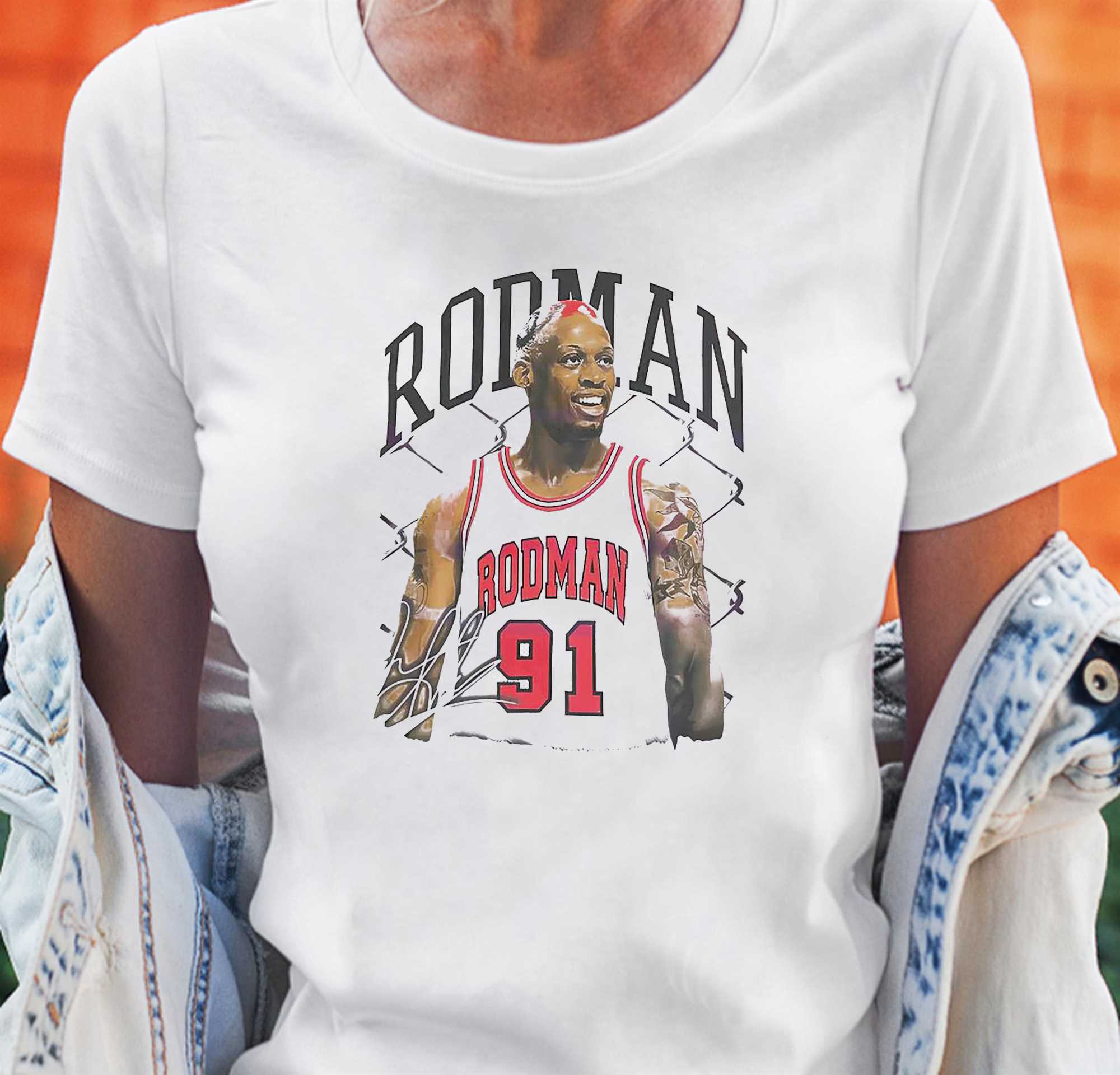 rodman 91 t shirt