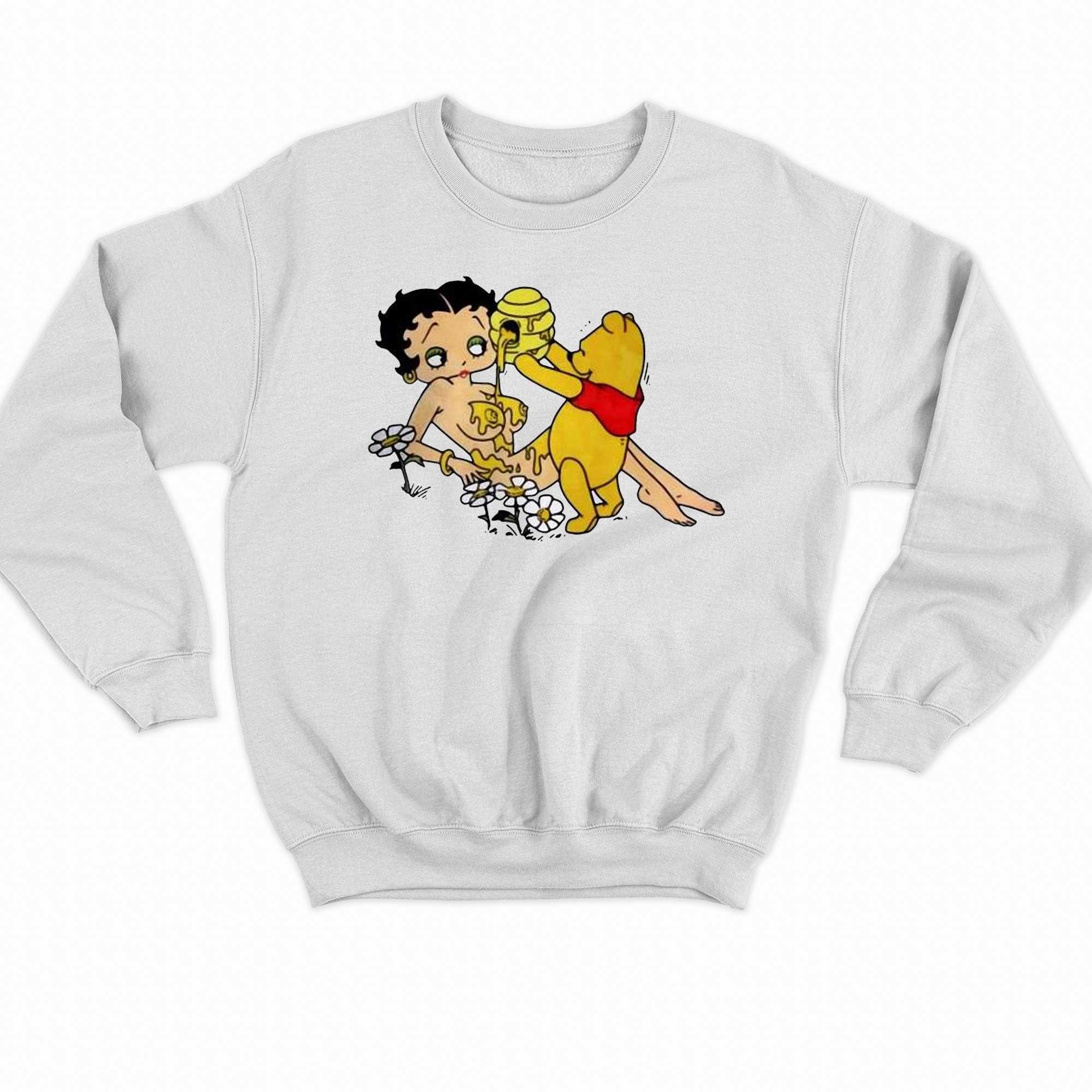 Winnie The Pooh Pouring Honey On Betty Shirt 