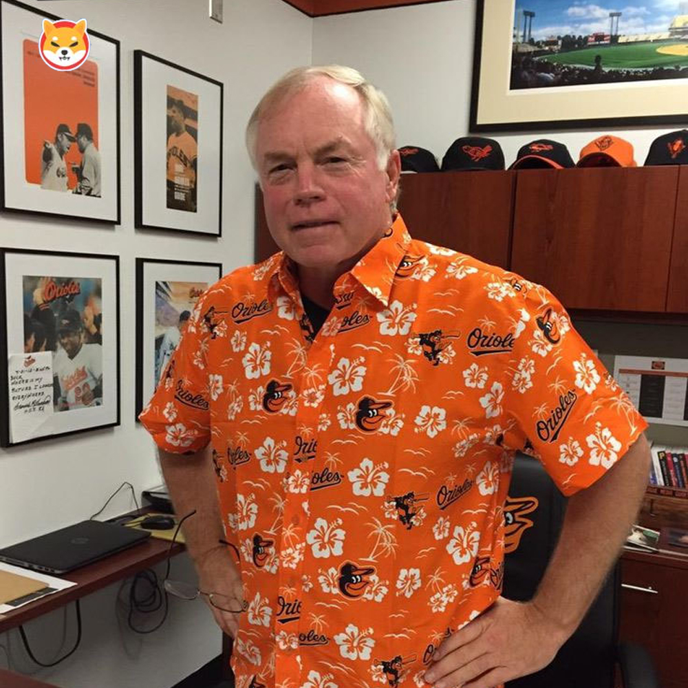 Baltimore Orioles Orange Hawaiian Shirts