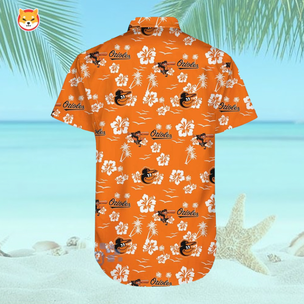 Baltimore Orioles Orange 2023 Hawaiian Shirt