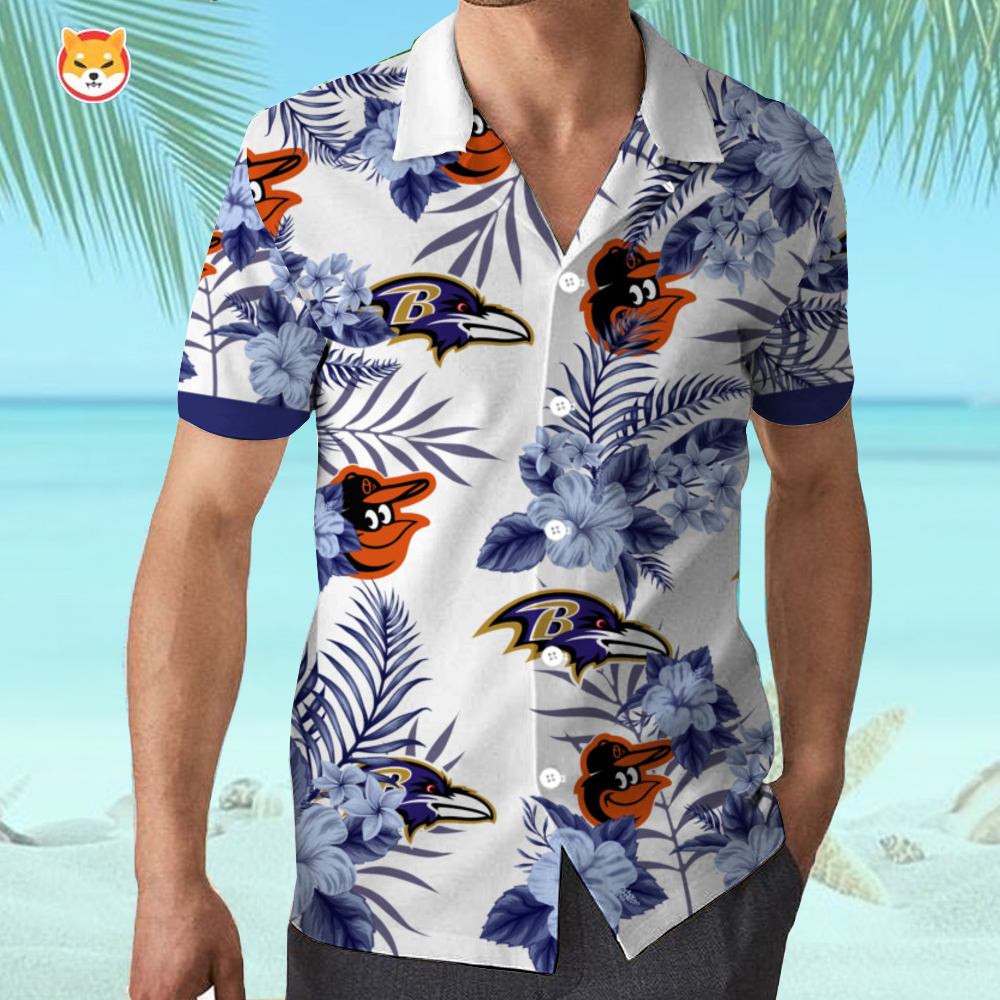 Baltimore Orioles Hawaiian Shirt & Floppy Hat Nigeria