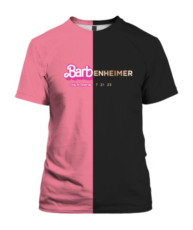 barbenheimer barbie x oppenheimer t shirt 2
