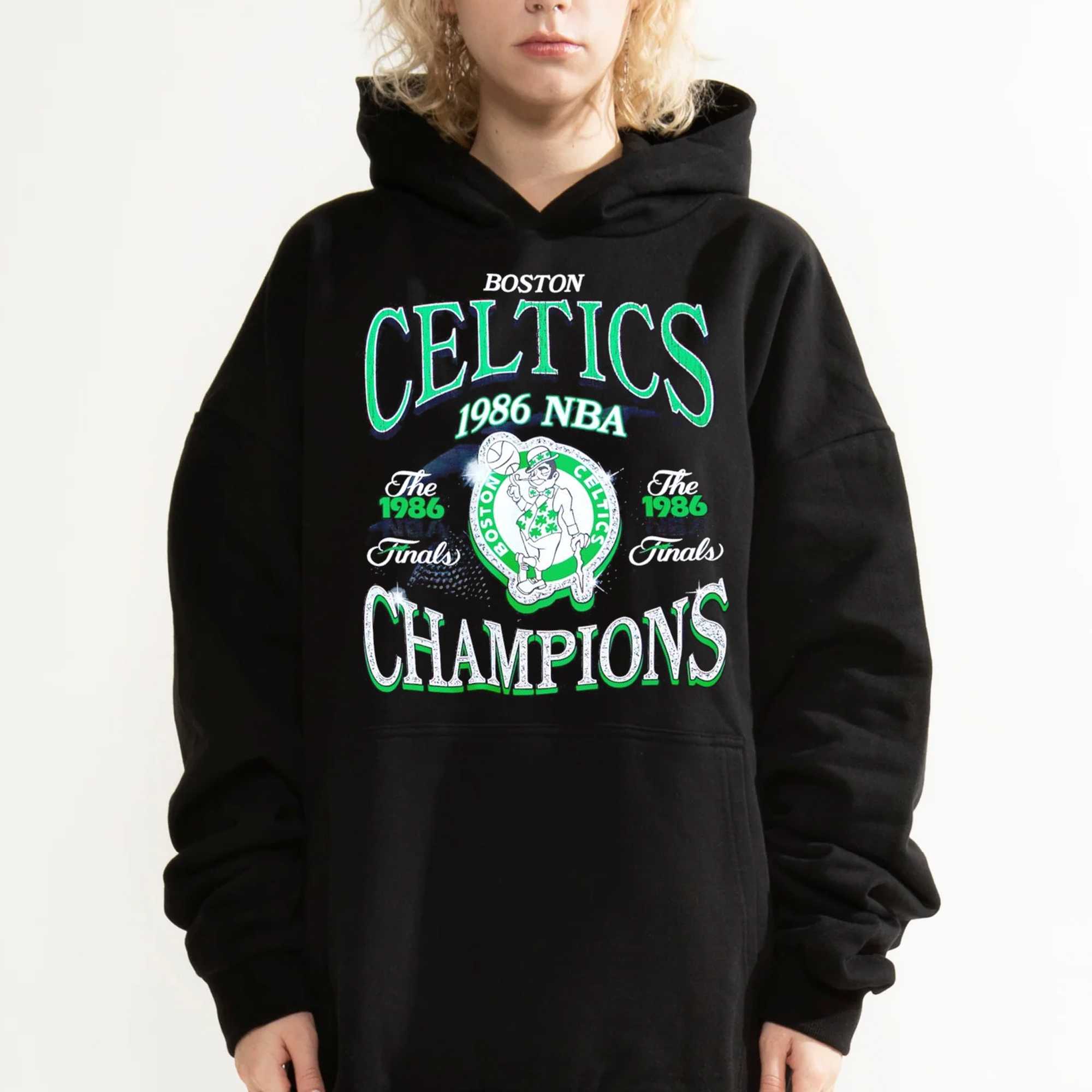 Vintage 90s Boston Celtics Pride Crew Neck Sweatshirt Size L All Over Print  AOP