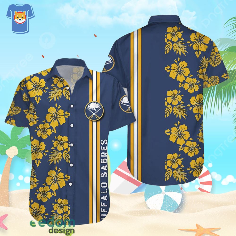 Buffalo Sabres Short Sleeve Button Up Tropical Aloha Hawaiian Shirts For  Men Women Shirt