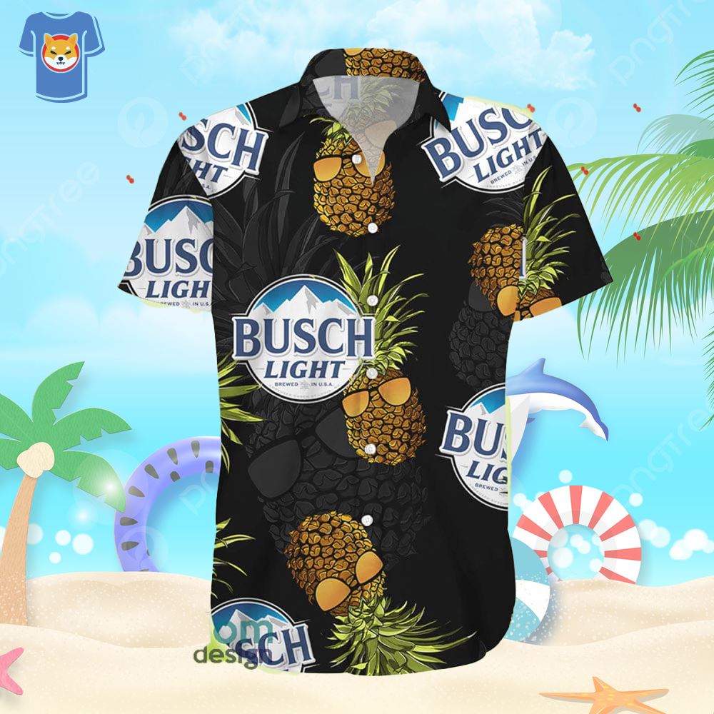 Busch Light Pineapple Hawaiian Shirt Best Summer Gift For Fans - Shibtee  Clothing