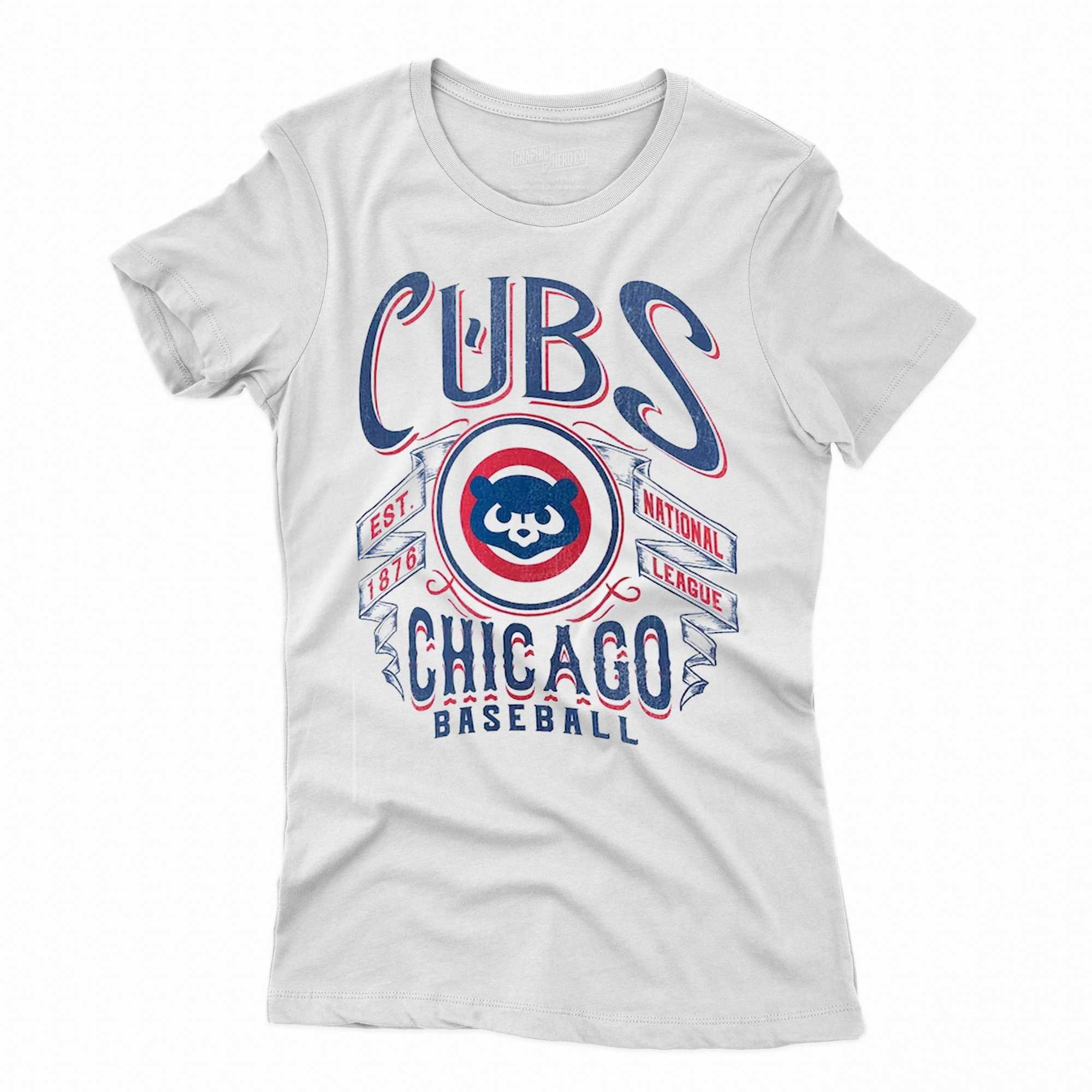 Vintage Chicago Cub Crewneck Sweatshirt / T-shirt Cubs EST 