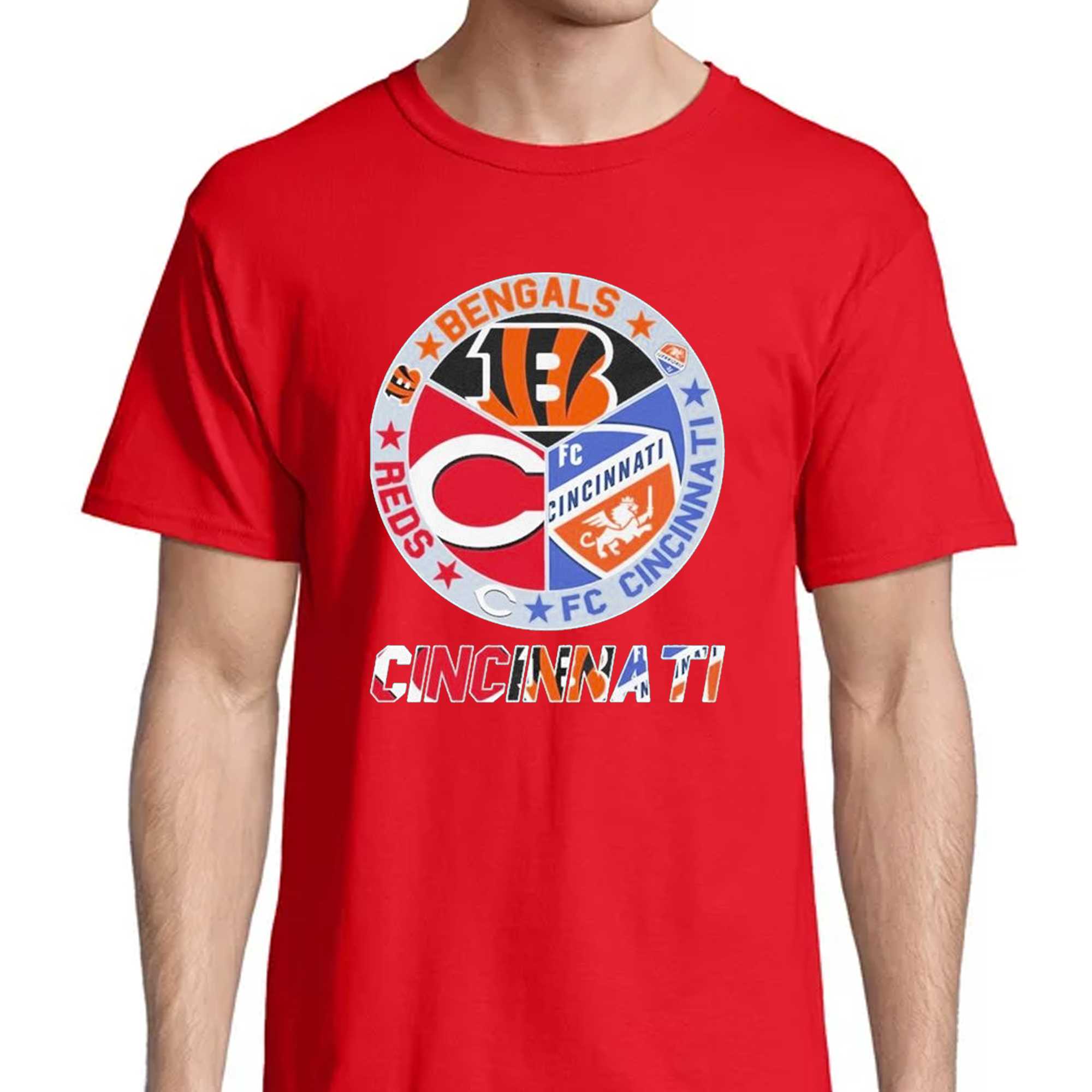 Women's Cincinnati Bengals Emblem Tee