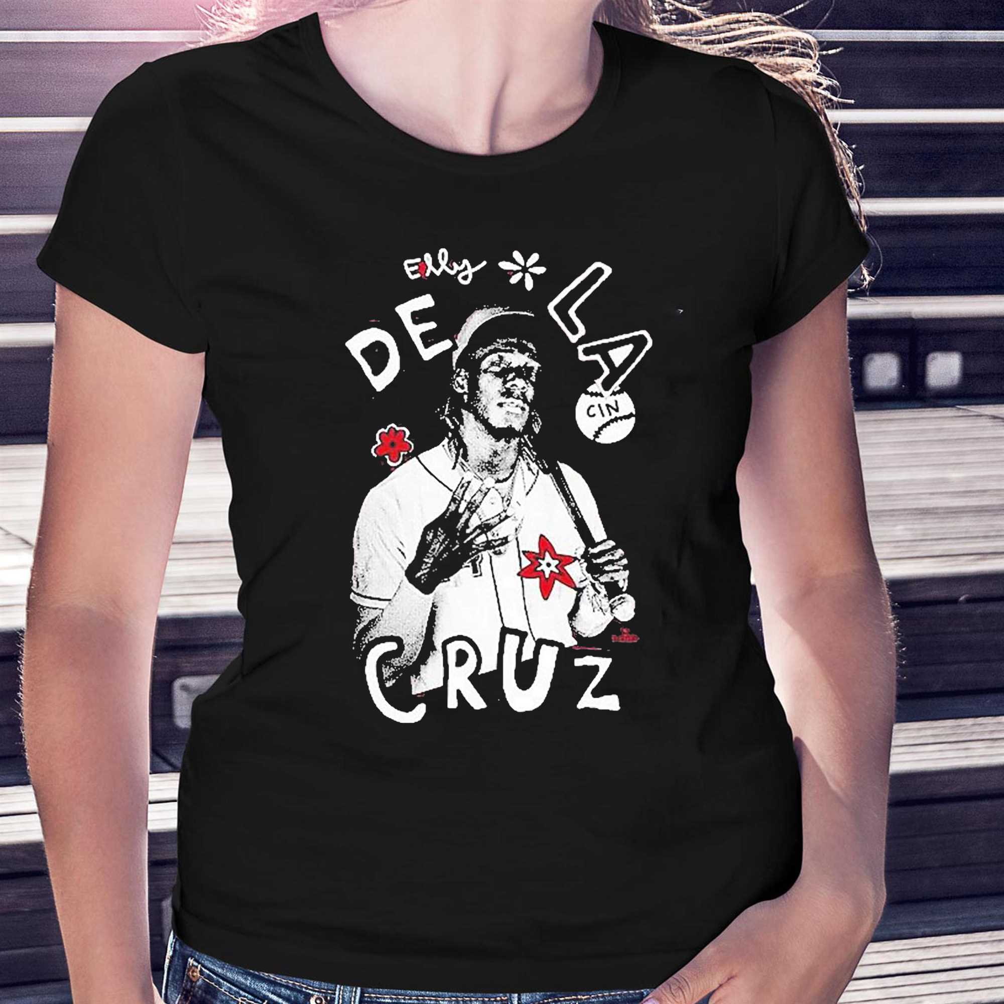 Cincy Elly De La Cruz Hand Sign Shirt - Shibtee Clothing