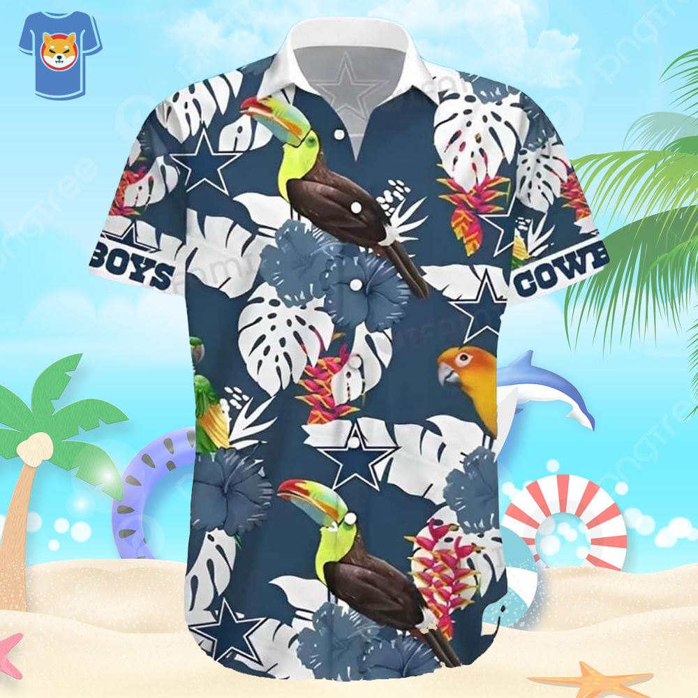 Dallas Cowboys Hawaiian Shirt Island Pattern Best Beach Gift