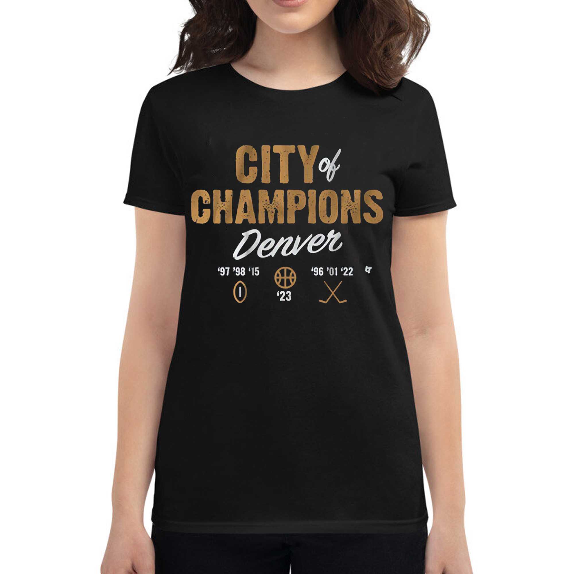 Denver City Of Champions T-shirt - Shibtee Clothing
