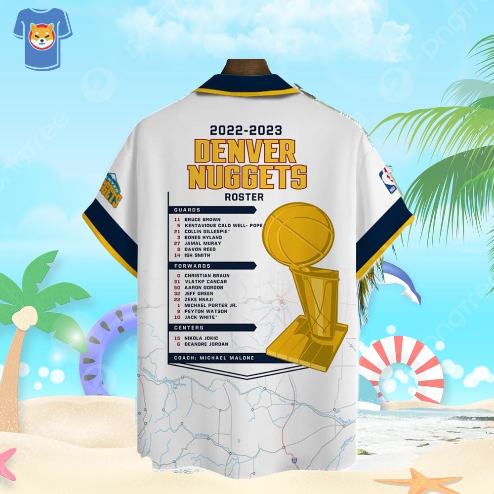 Denver Nuggets Champions 3D Hawaiian Shirt For Men And Women Gift