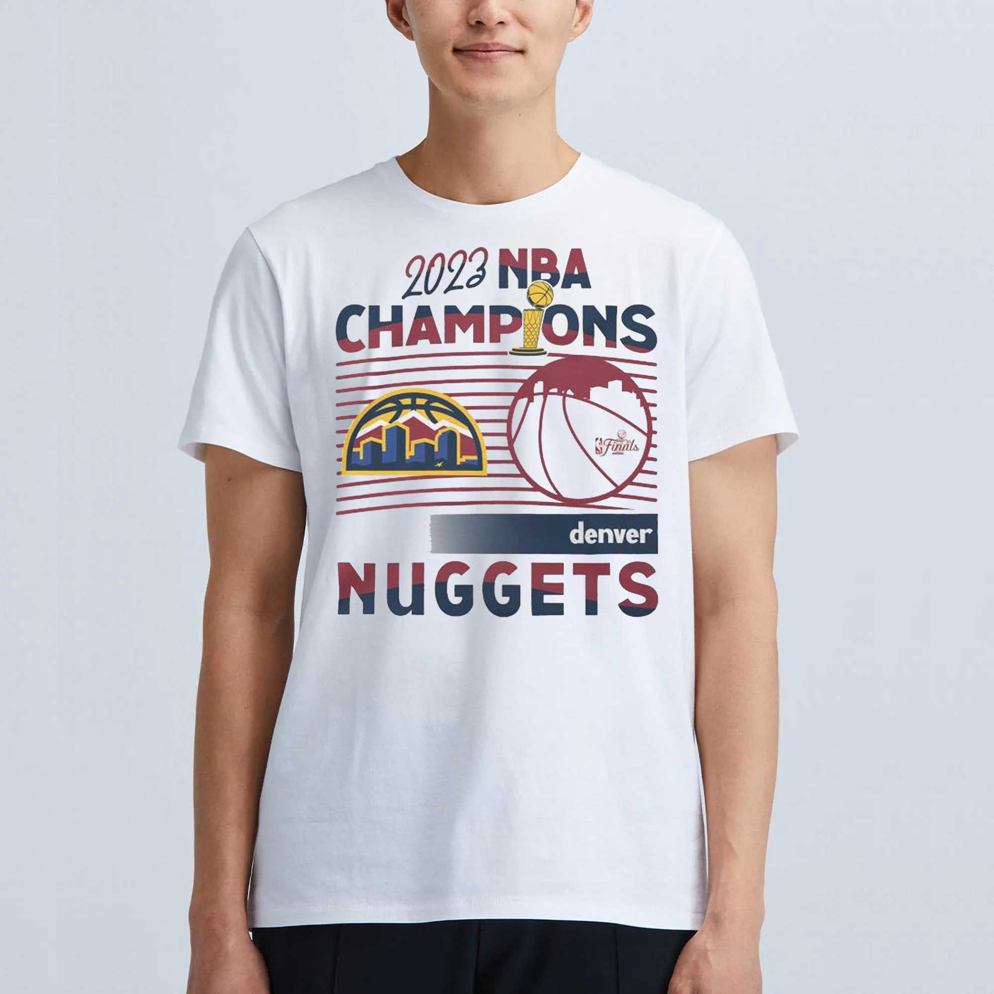 Vintage Champion NBA Denver Nuggets Basketball T-shirt