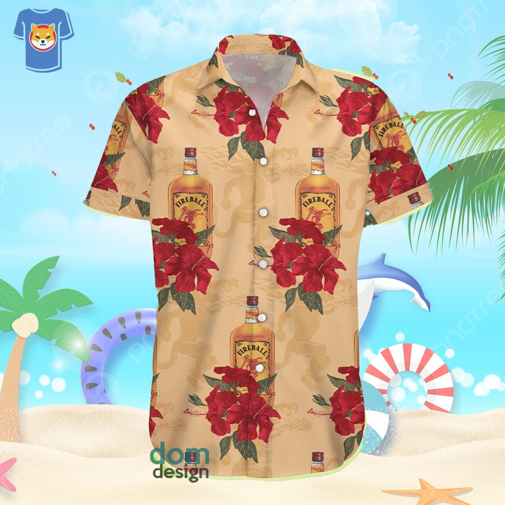 Fireball Flower Aloha Beach Gift Hawaiian Shirt For Men And Women ...
