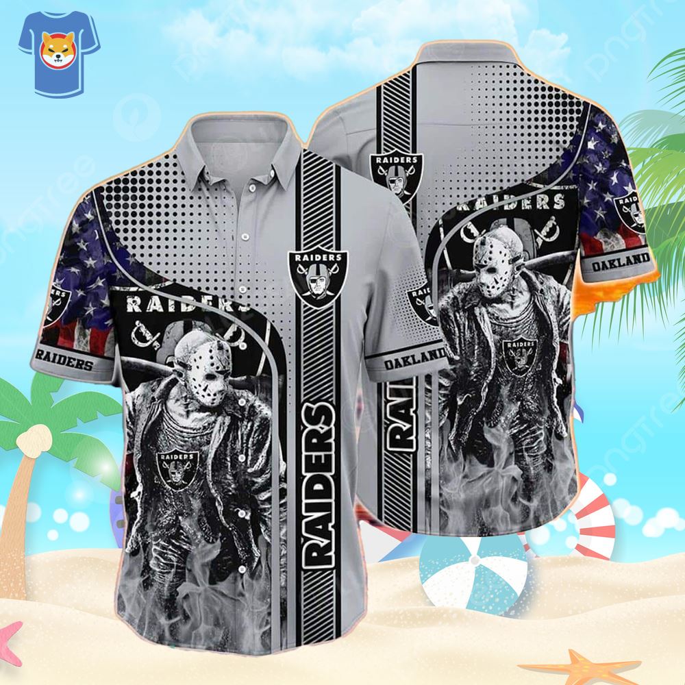 Las Vegas Raiders Hawaiian Shirt NFL Football Custom Name For Men Women  Gift For Football Fans - Freedomdesign