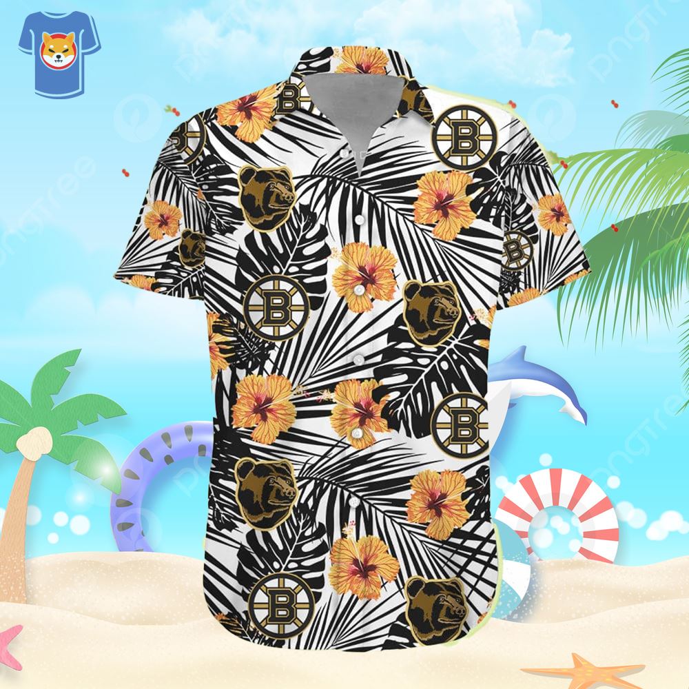 Boston Bruins NHL Flower Hawaii Shirt And Tshirt For Fans, Summer