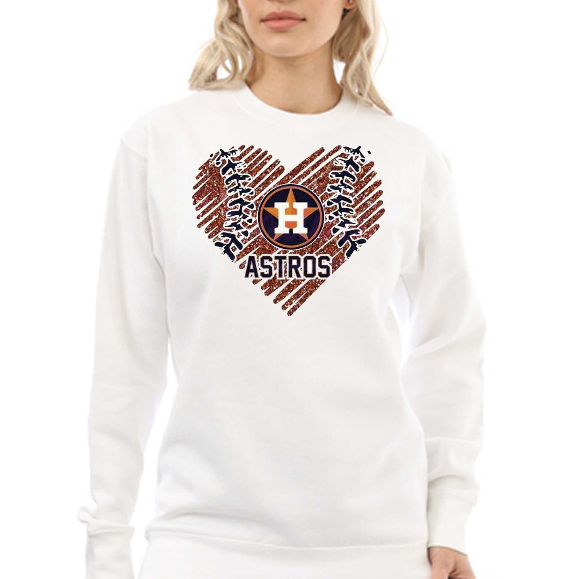 Houston Astros Heart Baseball Team Shirt