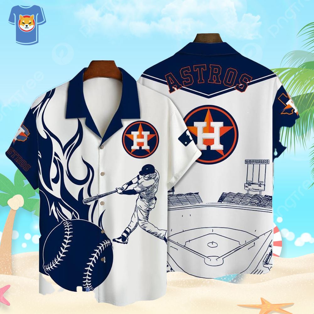 Customized Houston Astros MLB Flower Summer Tropical Hawaiian Shirt, Houston  Astros Hawaiian Shirt