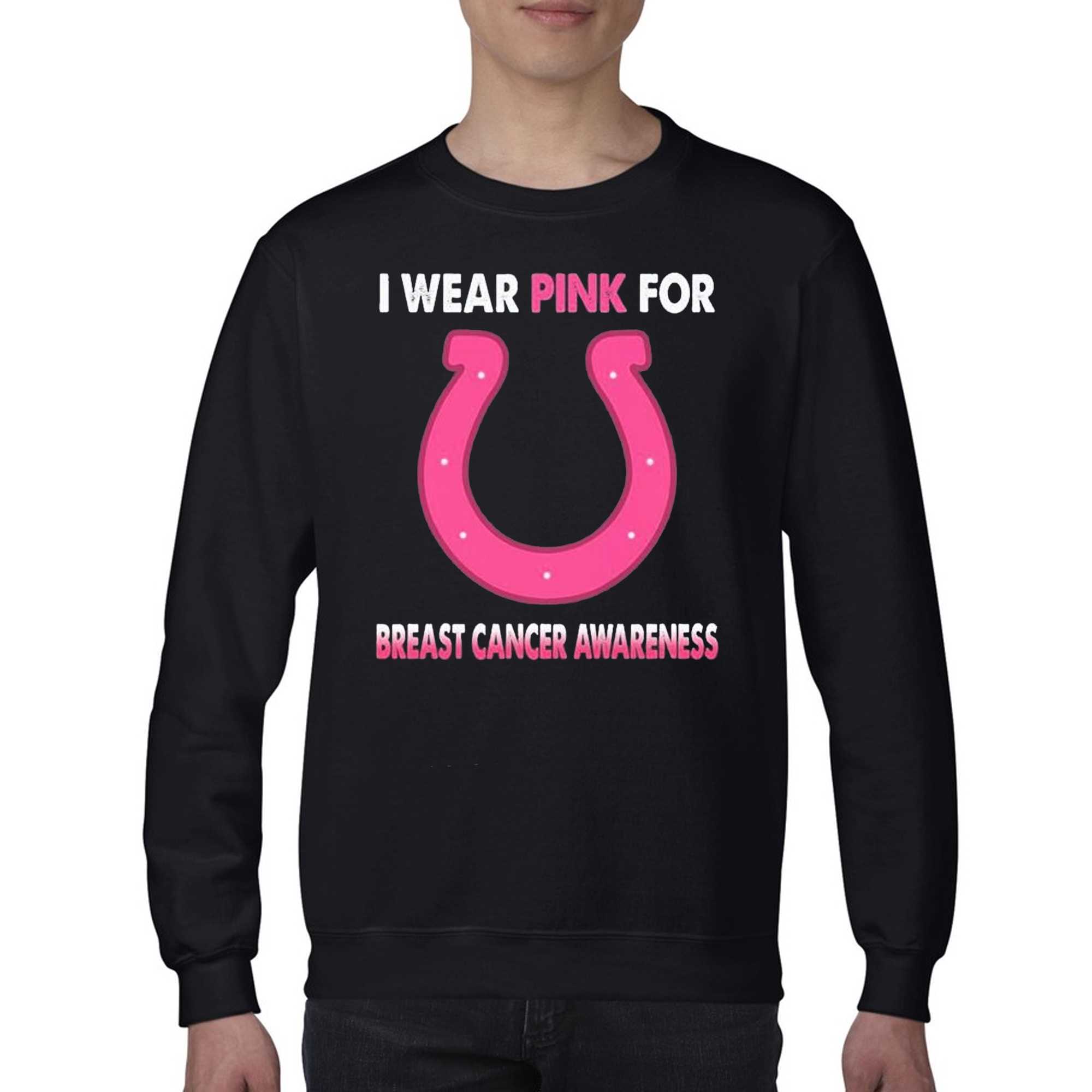 NFL Indianapolis Colts Custom Name And Number In October We Wear Pink  Breast Cancer All Over Print 3D Shirt