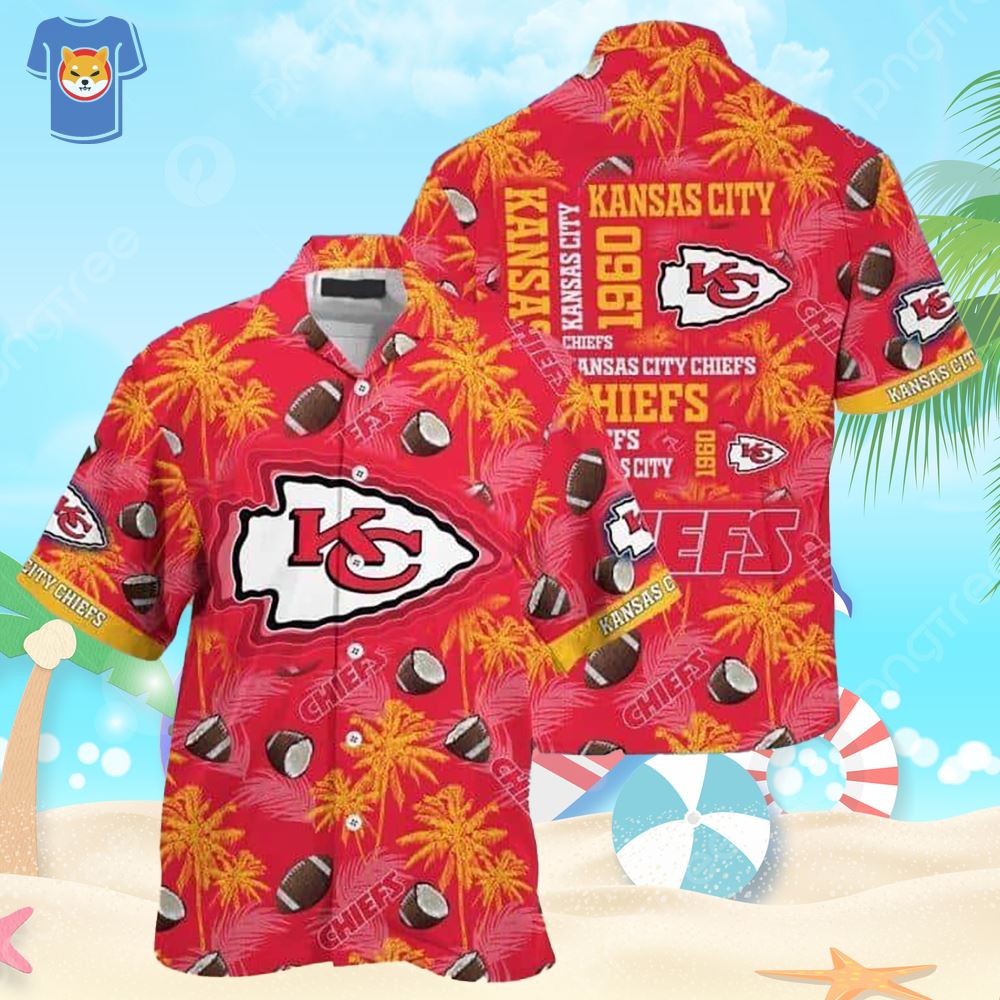 Kansas City Chiefs Mickey And Beach Night Hawaiian Shirt