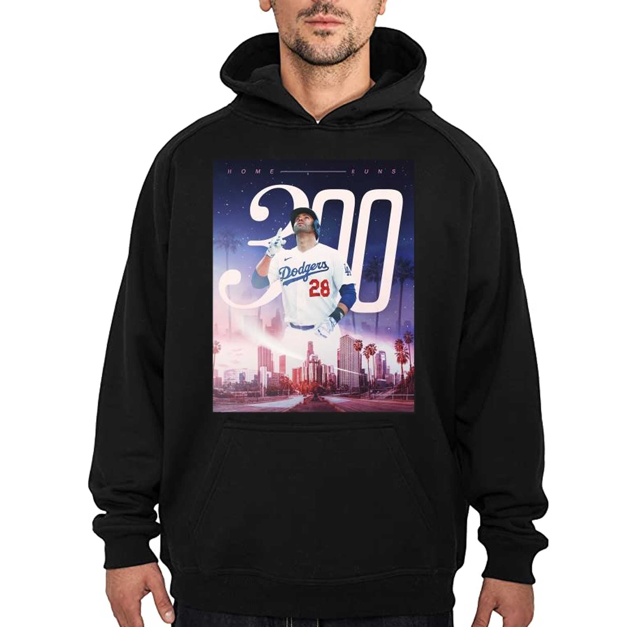 Official la Dodgers J D Martinez 300 Career Home Runs Poster Shirt, hoodie,  sweater, long sleeve and tank top