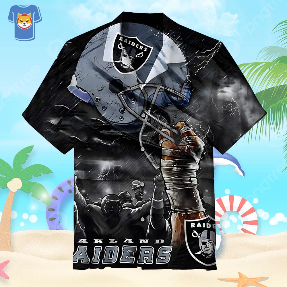Vintage Nfl Las Vegas Raiders Hawaiian Shirt Beach Lovers Gift - Shibtee  Clothing