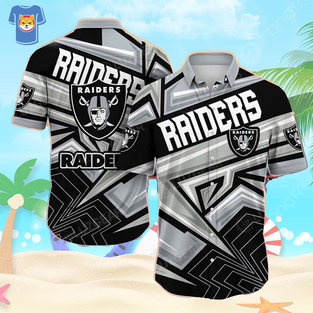 Las Vegas Raiders Nfl Hawaiian Shirt Football Gift For Adults