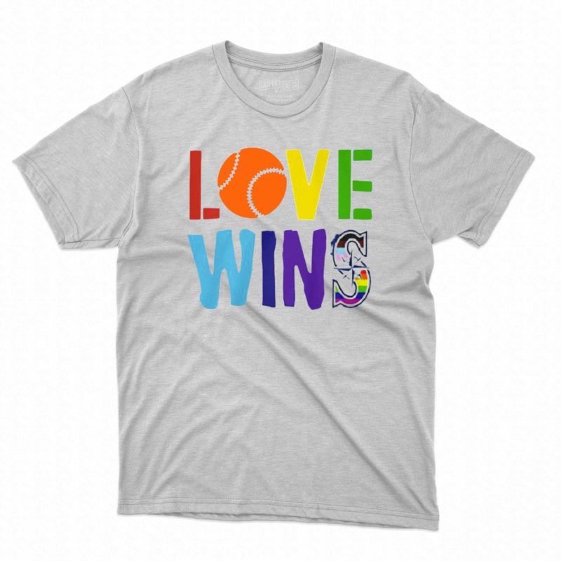 love wins seattle mariners t shirt 1