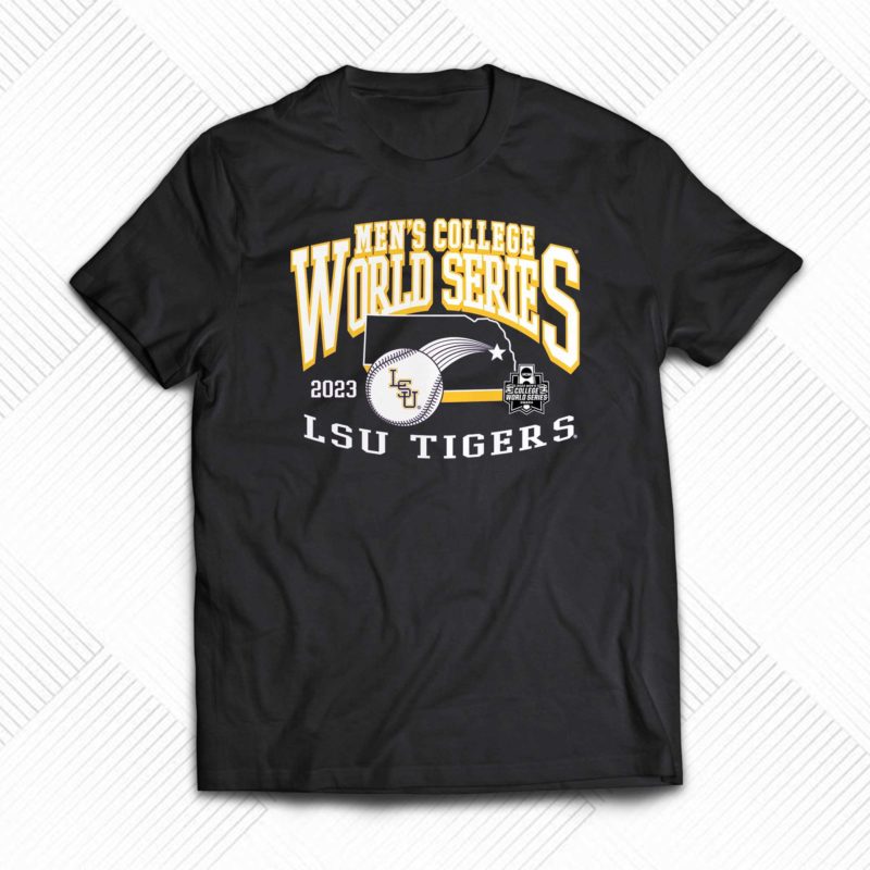 lsu tigers 2023 ncaa mens baseball college world series t shirt 1 1