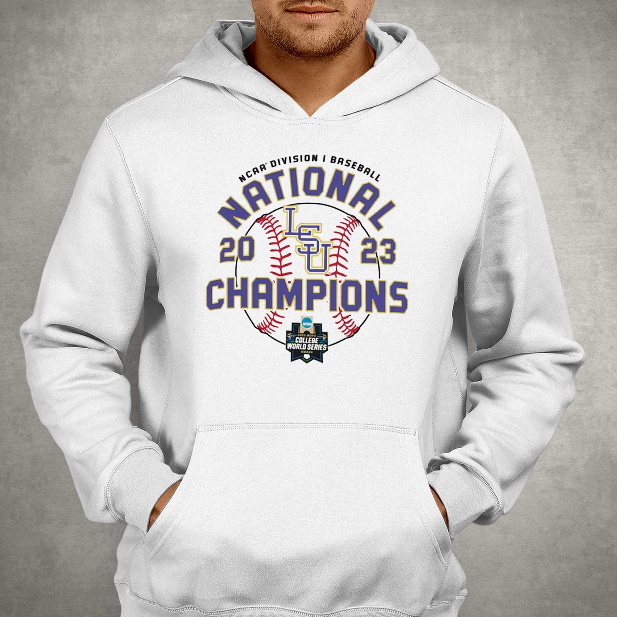 LSU Baseball Shirt - White exclusive at Tiger Nation