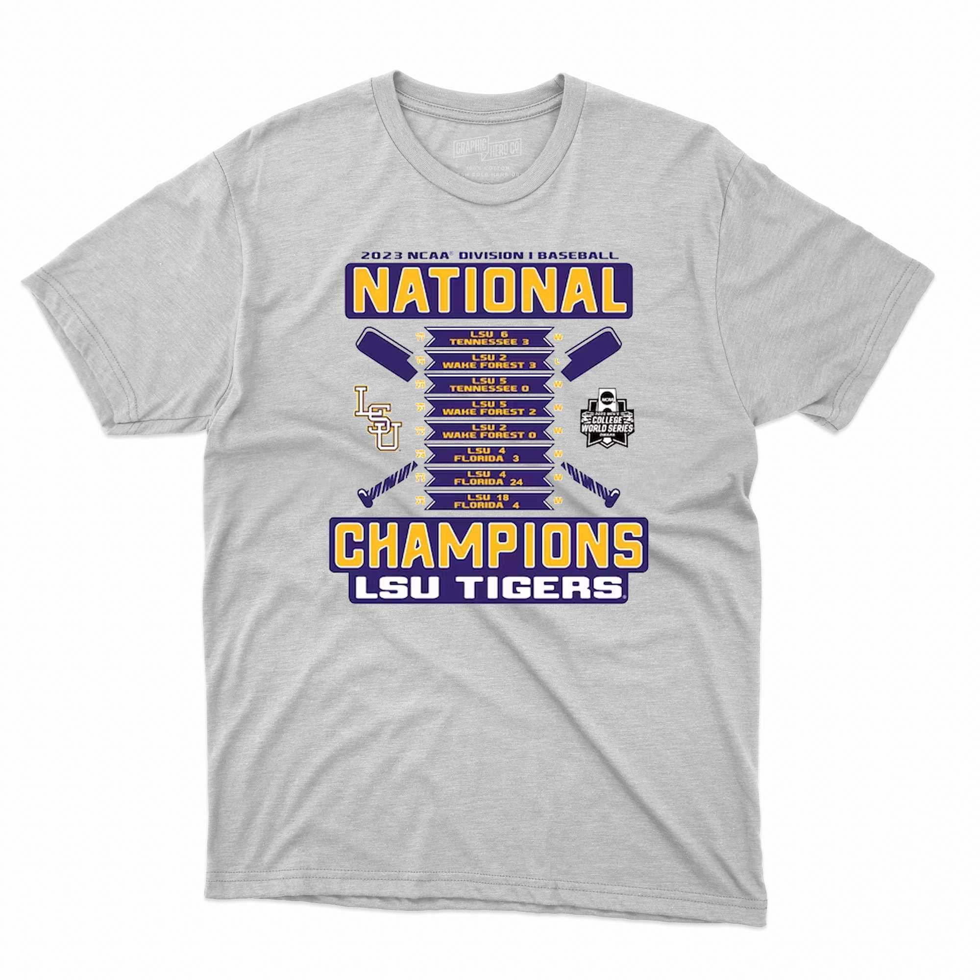 LSU baseball national champions gear: Where to get Tigers shirts