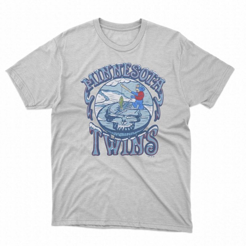 mlb grateful dead twins skull shirt 1 1