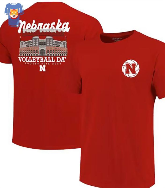 nebraska huskers 2023 volleyball day t shirt 1 1