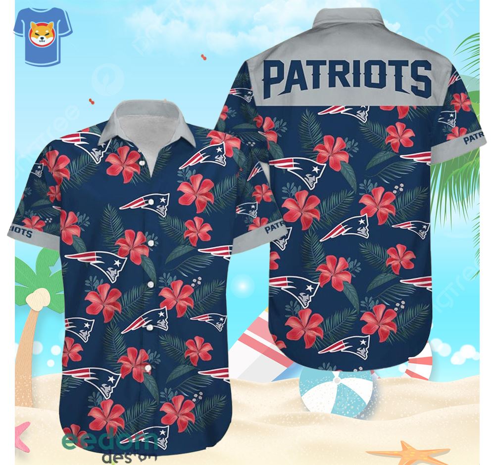 New England Patriots Hawaii Shirt Camouflage Vintage - NFL - Trendy Aloha